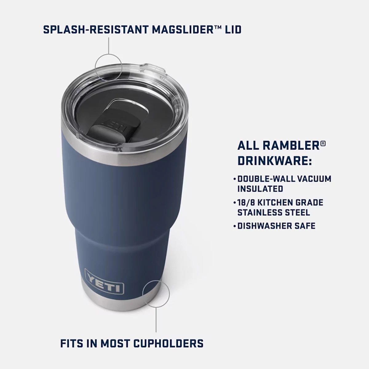新品未使用YETI Rambler 30 oz Travel Mug ラベンダー YETI Rambler 30 oz Travel Mug | TYLER'S